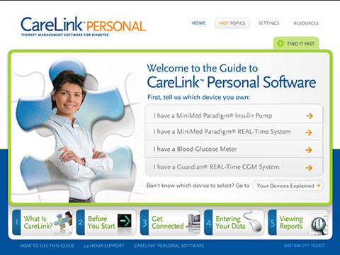 Medtronic Carelink site